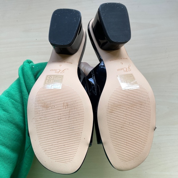 J. Crew Black Patent Leather Mules - Picture 4 of 6